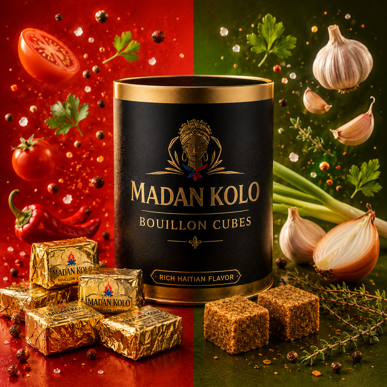 Madan Kolo bouillon cubes 🇭🇹